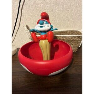 Smurf popcorn bucket